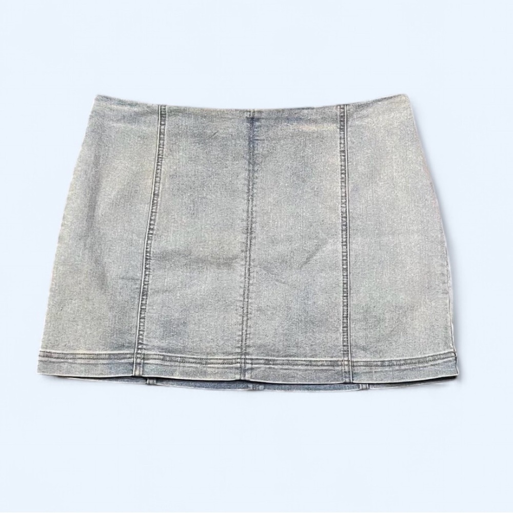 Wild Fable Light Gray Mini Skirt